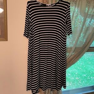 Mary Square Striped Dress Sz S/M